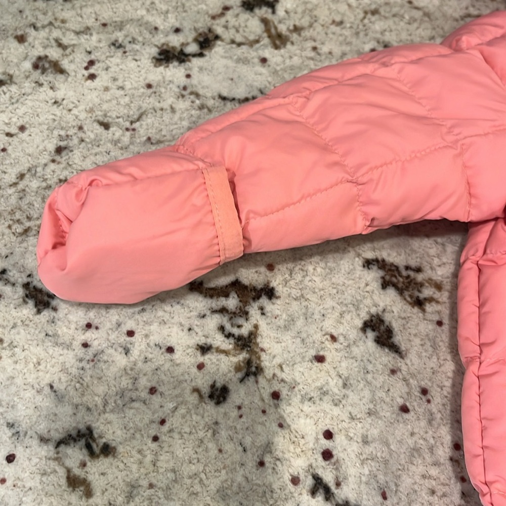The North Face Pink Kids One Piece Snowsuit - Picture 4 of 5